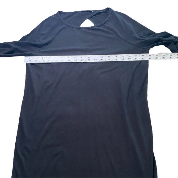 Casual Zara 3/4 Sleeve Black Dress - Picture 8 of 9